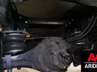 Рис. 3 Наши проекты: Пневмоподвеска FUSO Canter EURO 5 