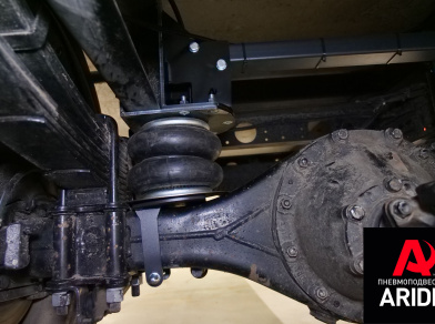 Рис. 2 Наши проекты: Пневмоподвеска FUSO Canter EURO 5 