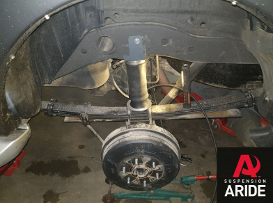 Рис. 5 Наши проекты: Пневмоподвеска на Mitsubishi L200 для грузоподъемности - Этапы установки