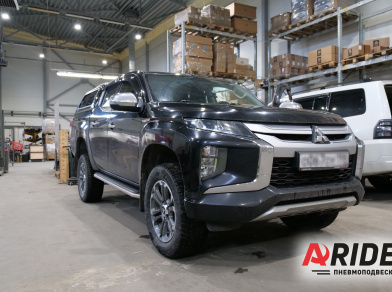 Рис. 1 Наши проекты: Пневмоподвеска Mitsubishi L200