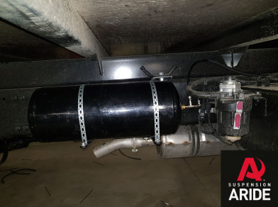 Рис. 10 Наши проекты: Пневмоподвеска на Mitsubishi Canter от компании Арайд - Этапы установки