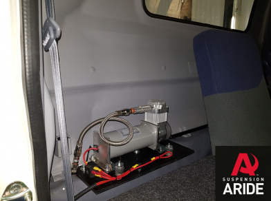 Рис. 9 Наши проекты: Пневмоподвеска на Mitsubishi Canter от компании Арайд - Этапы установки