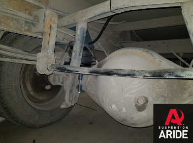 Рис. 10 Наши проекты: Пневмоподвеска на Nissan Cabstar - Этапы установки