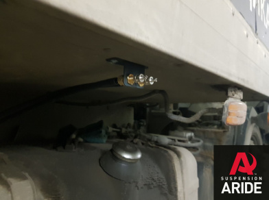 Рис. 18 Наши проекты: Пневмоподвеска на Nissan Cabstar - Этапы установки