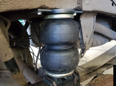 Рис. 6 Наши проекты: Установка вспомогательной пневмоподвески на Nissan NP300