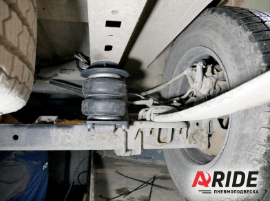 Рис. 4 Наши проекты: Установка пневмоподвески на Opel Movano B