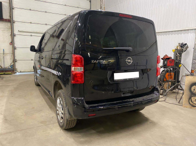 Рис. 2 Наши проекты: Установка задней пневмоподвески ﻿Opel Zafira Life