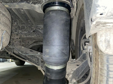 Рис. 5 Наши проекты: Установка задней пневмоподвески ﻿Opel Zafira Life