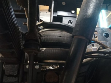 Рис. 8 Наши проекты: Передняя пневмоподвеска на ПАЗ 3206