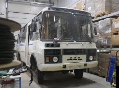 Рис. 1 Наши проекты: Передняя пневмоподвеска на ПАЗ 3206