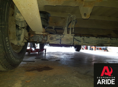 Рис. 1 Наши проекты: Пневмоподвеска на Peugeot Boxer для усиления - Этапы установки