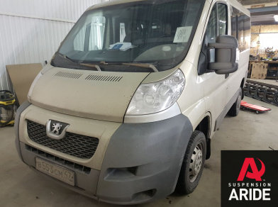 Рис. 7 Наши проекты: Пневмоподвеска на Peugeot Boxer для грузоподъемности - Этапы установки