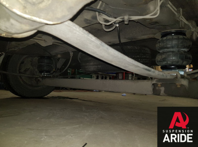 Рис. 4 Наши проекты: Пневмоподвеска на Peugeot Boxer для грузоподъемности - Этапы установки