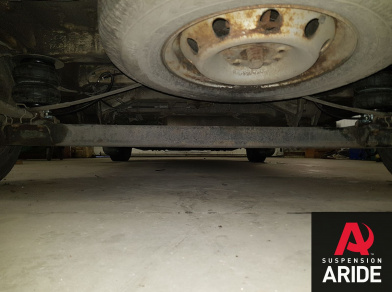 Рис. 5 Наши проекты: Пневмоподвеска на Peugeot Boxer для грузоподъемности - Этапы установки