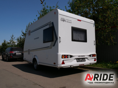 Рис. 2 Наши проекты: Пневмоподвеска на прицеп Knaus Tabbert