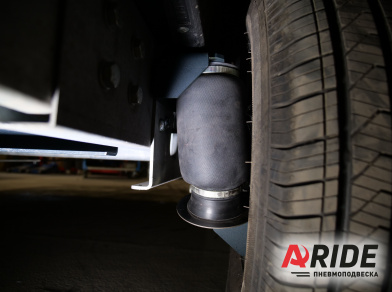 Рис. 3 Наши проекты: Пневмоподвеска на прицеп Knaus Tabbert