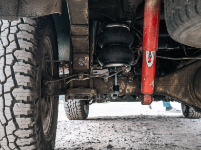 Рис. 3 Наши проекты: Пневмоподушки на Тойота Дюна