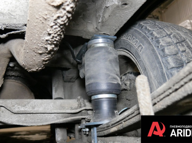 Рис. 4 Наши проекты: Установка пневмоподвески на Toyota Hiace