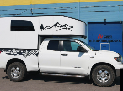 Рис. 3 Наши проекты: Пневмоподвеска на заднюю ось Toyota Tundra