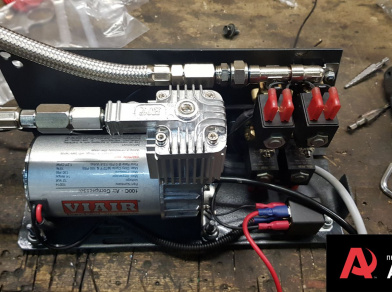 Рис. 21 Наши проекты: Пневмоподвеска на ﻿Toyota Tundra - Фото установки