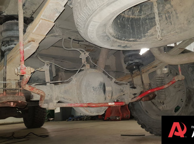 Рис. 9 Наши проекты: Пневмоподвеска на ﻿Toyota Tundra - Фото установки