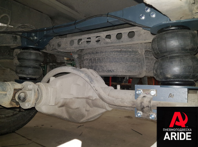 Рис. 5 Наши проекты: Пневмоподвеска на УАЗ Профи (Profi) - Этапы установки