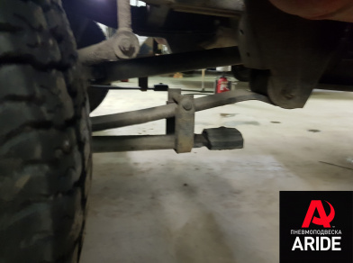 Рис. 8 Наши проекты: Пневмоподвеска на УАЗ Профи (Profi) - Этапы установки