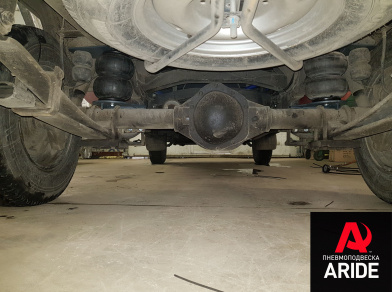 Рис. 7 Наши проекты: Пневмоподвеска на УАЗ Профи (Profi) - Этапы установки