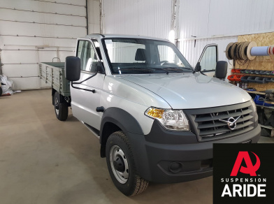 Рис. 1 Наши проекты: Пневмоподвеска на УАЗ Профи (Profi) для грузоподъемности - Этапы установки