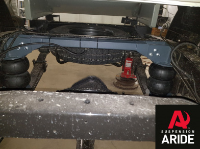 Рис. 6 Наши проекты: Пневмоподвеска на УАЗ Профи (Profi) для грузоподъемности - Этапы установки