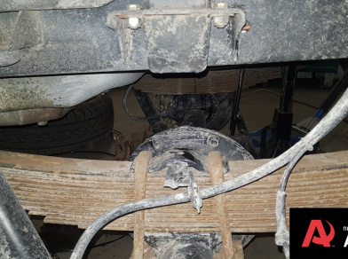 Рис. 3 Наши проекты: Установка пневмоподвески на УАЗ Буханка