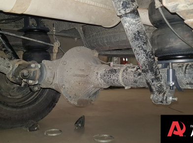 Рис. 23 Наши проекты: Установка пневмоподвески на УАЗ Буханка