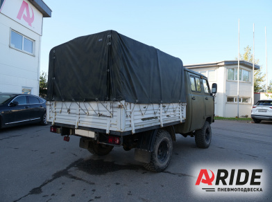 Рис. 2 Наши проекты: Пневмоподвеска на фермер УАЗ-39094