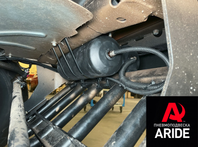 Рис. 10 Наши проекты: Установка комплекта пневмоподвески на УАЗ Хантер