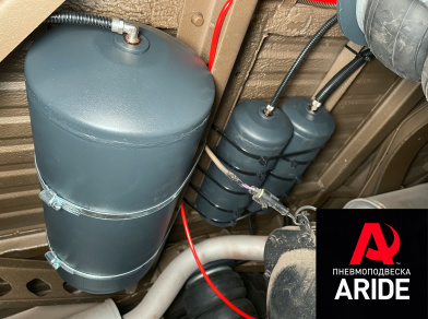 Рис. 5 Наши проекты: Установка комплекта пневмоподвески на УАЗ Хантер