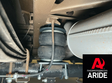 Рис. 3 Наши проекты: Установка комплекта пневмоподвески на УАЗ Хантер