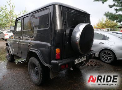 Рис. 2 Наши проекты: Вспомогательная пневмоподвеска на УАЗ Хантер