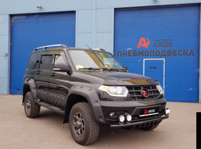 Рис. 1 Наши проекты: Установка пневмоподушек на заднюю ось УАЗ Патриот