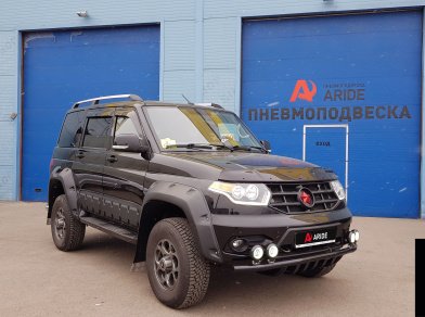 Рис. 1 Наши проекты: Установка пневмоподушек на заднюю ось УАЗ Патриот