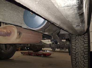 Рис. 7 Наши проекты: Установка пневмоподушек на заднюю ось УАЗ Патриот