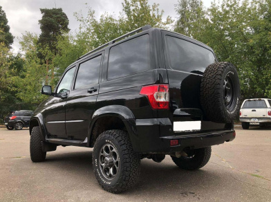 Рис. 9 Наши проекты: Установка комплекта пневмоподвески УАЗ Патриот