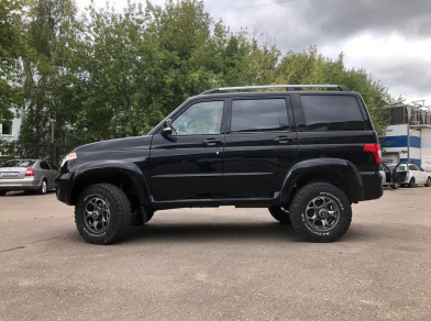 Рис. 1 Наши проекты: Установка комплекта пневмоподвески УАЗ Патриот