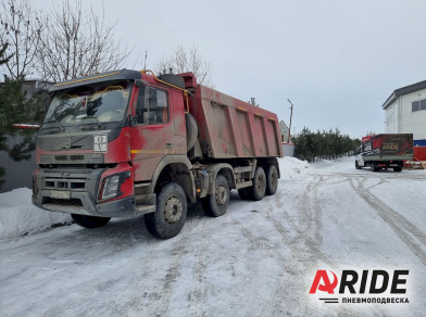 Рис. 7 Наши проекты: Установка вспомогательной пневмоподвески на Volvo FMX
