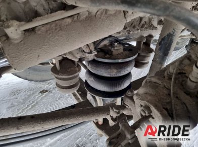 Рис. 5 Наши проекты: Установка вспомогательной пневмоподвески на Volvo FMX