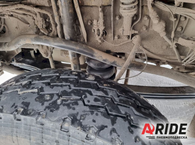 Рис. 2 Наши проекты: Установка вспомогательной пневмоподвески на Volvo FMX