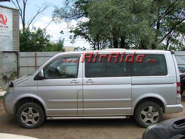 Пневмоподвеска на Volkswagen Multivan установка в Санкт-Петербурге
