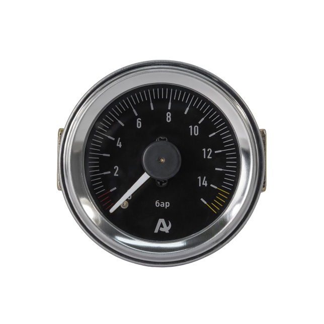 Манометр ARIDE 53 мм, 2х15 бар (220 PSI), 2